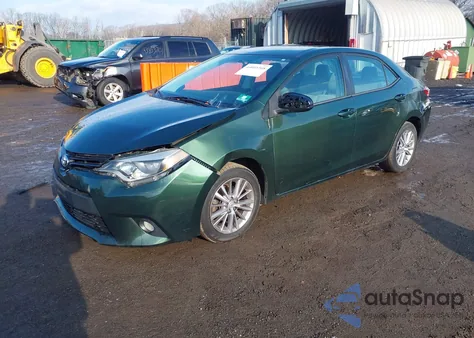 2014 Toyota Corolla Le Plus z USA, uszkodzony, nr VIN 2T1BURHE9EC166385